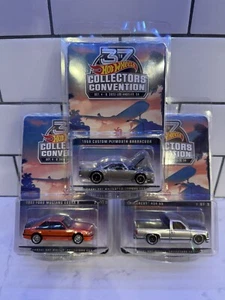 Hot Wheels 37th Convention Plymouth Barracuda Mustang Cobra CHEVY 454 SS - Picture 1 of 1