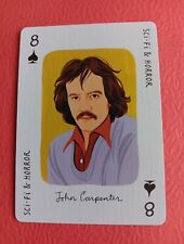 John Carpenter Playing Card Eight Of Spades Sci - Fi & Horror