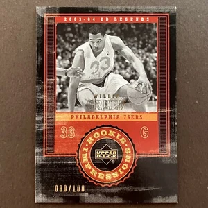 Willie Green 2003 Upper Deck Legends RC oro/100 como nuevo 76ers Rookie Pelicans SP - Imagen 1 de 2