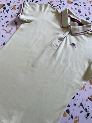 Kappa Women's Polo Shirt Pale Yellow Short Sleeve T-Shirt Size Large Cotton Top - Image 1 of 4