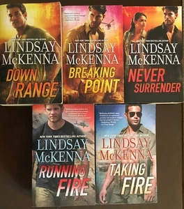 5 PBs Lindsay McKenna SHADOW WARRIORS Series #2,5-8 GOOD/VERY GOOD copies - Picture 1 of 1