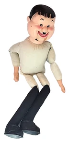 BAMBOLA VENTRILOQUO DURA VINTAGE / DI LARRY HARMON 24” / anni 80 - Foto 1 di 6