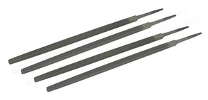 8" SQUARE FILE SECOND CUT X 4 FILES SQUARE SECOND MEDIUM CUT RDGTOOLS - Picture 1 of 1