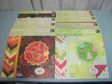 K-COMPANY SPECIALTY PAPER BRENDA WALTON 12 X 12 BRAND NEW SHIMMER CHOOSE PATTERN
