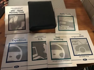 Owner's Guide & 5 Other Booklets for 1998 Ford Expedition with Leather Case - Picture 1 of 1