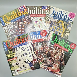 McCall's Quilting Magazine 2002 Ganzjahresposten 6 Ausgaben mit Musterbögen - Bild 1 von 12