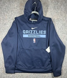 Memphis Grizzlies Nike Team Issued Hoodie Sweatshirt Blue Mens XL DN6577-419 - Picture 1 of 8