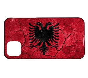 Coque pour iphone 15 14 Pro Max 13 12 11 XR XS X 7 8 6 DRAPEAU ALBANIE 03 - Picture 1 of 1