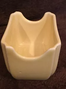 Fiesta Ware - Sugar Packet Caddy - New - Retired -Pale Yellow - flaw - DISCOUNT - Picture 1 of 4