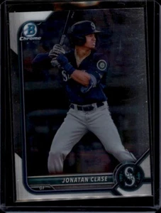 2022 Bowman Chrome Draft #BDC30 Jonatan Clase Mariners - Picture 1 of 2
