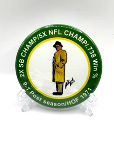Green Bay Packers Vince Lombardi SPORTS BADGE-Classic CHEESE Collectible - Picture 1 of 1