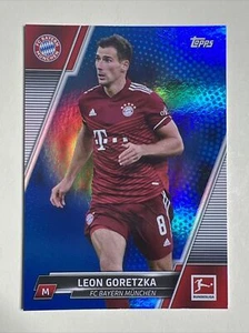 2021-22 Topps Bundesliga /99 Blue Foil #155 Leon Goretzka FC Bayern Munchen - Picture 1 of 3