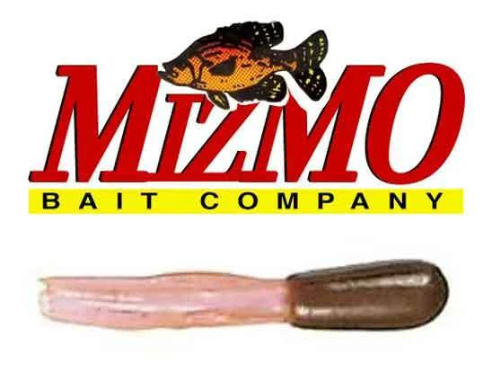 Mizmo Tubes Crappie Panfish 1,5 pulgadas especificaciones 11139 marrón con cola naranja Foto 1 de 1