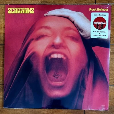 The Scorpions Rock Believer LP Record, 2022 Album New Sealed Vinyl W/ Slip Mat Foto 1 de 3