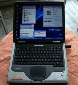 HP Compaq Presario 2500, Intel P4 2.67GHz 768MB RAM 60GB, WiFi Serial, Parallel - Picture 1 of 17