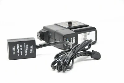 SUNPAK Auto 411 Thyristor Shoe Mount Flash + AC Adaptor (#B3) - Image 1 of 4