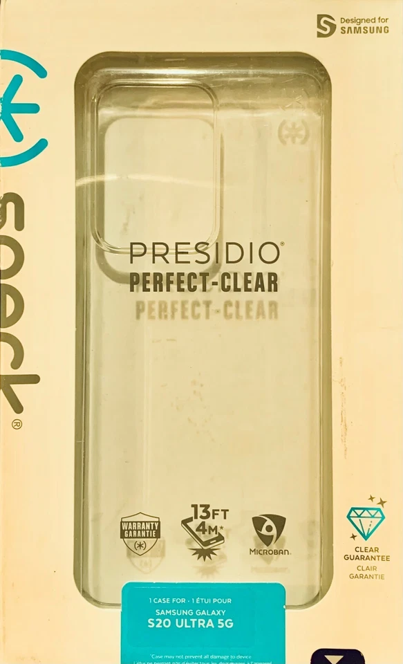 Original Speck Presidio Clear Case For Samsung Galaxy S20 Ultra 5G - # - Image 1 of 1