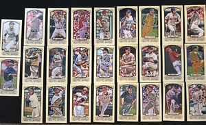 2014 Topps GYPSY QUEEN Mini Baseball Cars - 26 Cards Lot - Picture 1 of 4