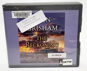 Audio Book THE RECKONING John Grisham 2018 Unabridged Mystery Crime Law Action - Foto 1 di 1
