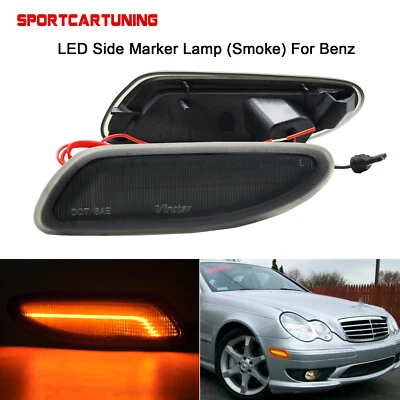 LED Side Marker Light Amber For 01-07 Mercedes C Class W203 C230 C240 C280 C320 - Image 1 of 4