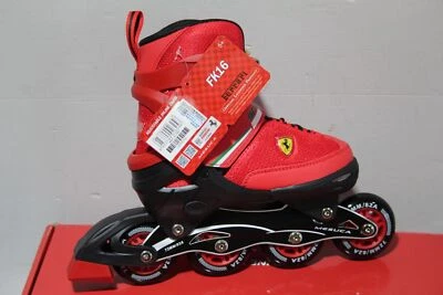 Mesuca Inline Skates für Erwachsene und Kinder Ferrari Skates 34-37 ROT - Bild 1 von 4