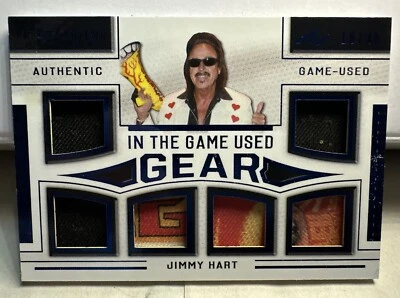 Leaf ITG 2020-21 usado en el equipo de juego reliquias Jimmy Hart 6 parche 16/35 Foto 1 de 3