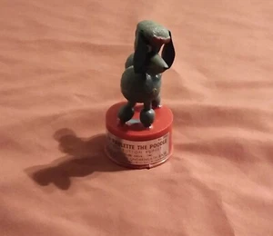 Vintage Paulette The Poodle No.3991 Thumb Push Button Puppet Kohner Hong Kong VG - Picture 1 of 5