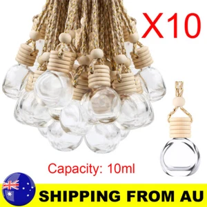 10Pcs Empty Car Diffuser Perfume Air Freshener Hanging Ornament Gadget Bottle AU - Picture 1 of 9