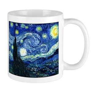 11oz mug Starry Night - Printed Ceramic Coffee Tea Cup Gift - Picture 1 of 1