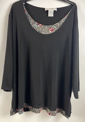 Conjunto de falda Sag Harbor para mujer talla 3X Top 1X falda estampado floral fluido clásico Foto 1 de 4