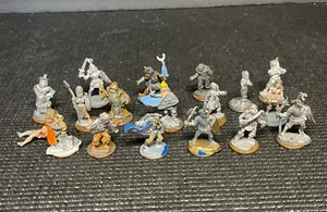 18 miniaturas vintage de juego de rol de fantasía D&D de los años 80 de metal tal cual - Imagen 1 de 11