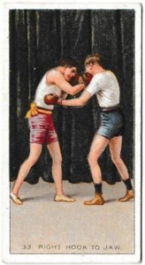 Carreras - 'The Science of Boxing Series (Black Cat)' (1914) - Right Hook to Jaw - Picture 1 of 2