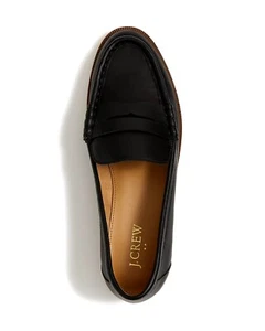J.Crew Women’s Penny Loafers in Black Size 6.5 BW276 With Box - Picture 1 of 8