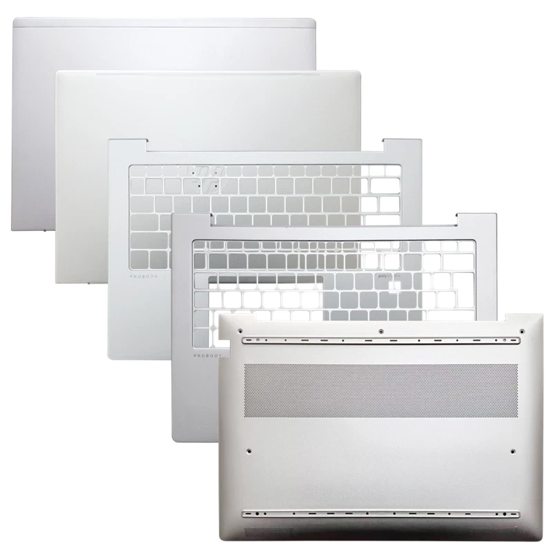 New For HP probook 440 G11 445 G11 Back Cover/Palmrest Cover/Bottom Silver - Image 1 of 1