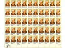 U.S.Scott #1941 John Hanson, Continental Congress President 50- 20c Mint Stamp