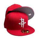 Men's Houston Rockets Red New Era 59Fifty Fitted Hat Cap