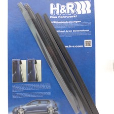 H&R Radabdeckung Kotflügelverbreiterung Radlaufleiste 7mm schwarz 4 Stk. Fit58