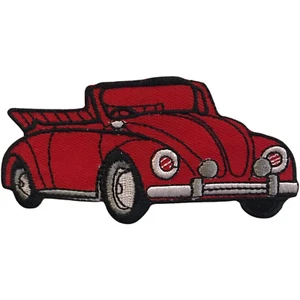 Escarabajo coche insignia artística hierro a coser parche bordado - Imagen 1 de 2