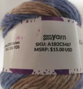 Darn Good Yarn Alana Yarn 75% MERINO WOOL 25% NYLON Color 53 30g - Picture 1 of 8
