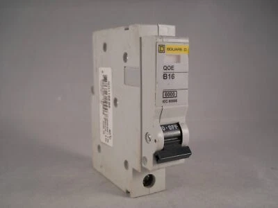 Square D QOE MCB 16 Amp Single Pole Qwikline Type B 16A QO116EB6 Flag Indication - Image 1 of 4