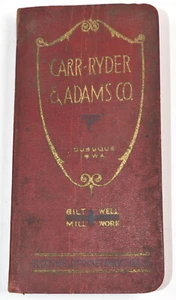 Antiguo catálogo de ventana de puerta de trabajo Carr Ryder Adams Bilt-Well Mill 1919 - Imagen 1 de 10