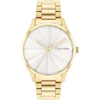 Orologio Donna CK CALVIN KLEIN ICONIC 25200232 Acciaio Gold Dorato - Immagine 1 di 3