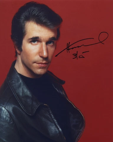 HENRY WINKLER SIGNED AUTOGRAPHED COLOR PHOTO FONZIE HAPPY DAYS Cover