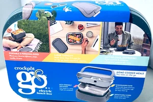 NEW Crockpot Go Electric Food Warmer Lunch Box Meals on the Go Sunbeam - Picture 1 of 4