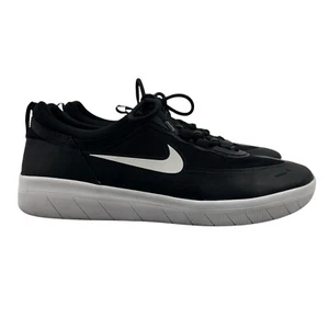Nike Mens 9.5 Skateboarding Shoes Black White SB Nyjah Free Sneaker BV2078-001 - Picture 1 of 12