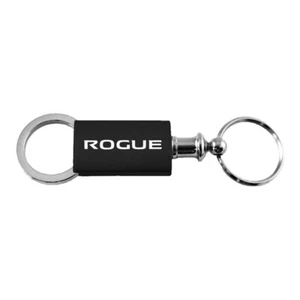 Valet Keychain for Nissan Rogue on Black Anodized Aluminum [Licensed] - Foto 1 di 2