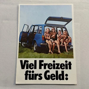 Lada 1200 and 1500 GL Car Sales Brochure Catalog Advertising German Text Vintage - Picture 1 of 6