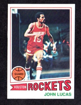 1977-78 Topps #58 John Lucas Houston Rockets NBA Basketball Card NM - Image 1 of 2