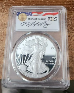 2016-W (2019) PCGS PR70DCAM Silver Eagle - Lettered Edge WP Mint Hoard * - Picture 1 of 2