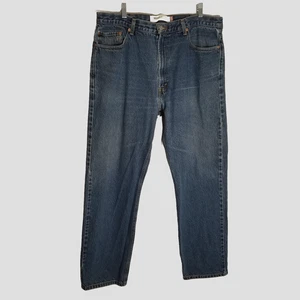Levi's 505 Jeans Herren 40x34 Actual 38x33 Blau Denim Regular Fit Medium Wash - Bild 1 von 8
